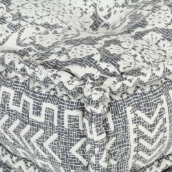 Pouf modulaire Gris clair Tissu 