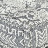Pouf modulaire Gris clair Tissu 