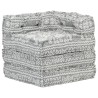 Pouf modulaire Gris clair Tissu 