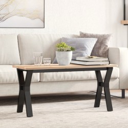 Pieds de table basse cadre en Y 90x30x43 cm acier 