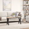 Pieds de table basse cadre en Y 90x30x43 cm acier 