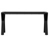Pieds de table basse cadre en Y 90x30x43 cm acier 