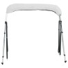 Toit bimini à 3 arceaux parois latérales 183x(185-198)x137 cm 