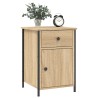 Table de chevet chêne sonoma 40x42x60 cm bois d'ingénierie 