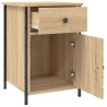 Table de chevet chêne sonoma 40x42x60 cm bois d'ingénierie 