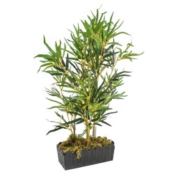 Bambou artificiel 368 feuilles 80 cm vert 
