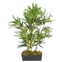 Bambou artificiel 368 feuilles 80 cm vert 