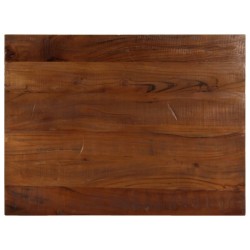 Dessus de table 70x50x2,5 cm rectangulaire bois massif récupéré 