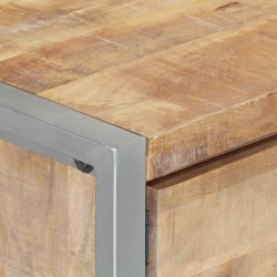 Table basse 95x50x40 cm Bois de manguier brut 