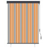 Store roulant d'extérieur 120x250 cm Jaune et bleu 