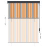 Store roulant d'extérieur 120x250 cm Jaune et bleu 