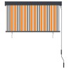 Store roulant d'extérieur 120x250 cm Jaune et bleu 