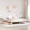 Cadre de lit avec tiroirs sans matelas 200x200 cm 