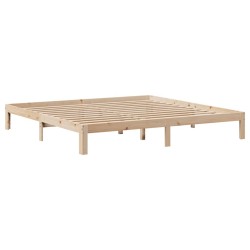 Cadre de lit avec tiroirs sans matelas 200x200 cm 