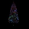 Sapin de Noël artificiel avec support vert 120 cm fibre optique 