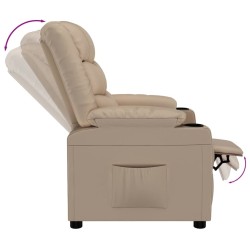 Fauteuil inclinable Cappuccino Similicuir 