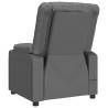 Fauteuil inclinable Gris Similicuir 