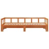 Lit de jour sans matelas cire marron 90x190 cm bois pin massif 
