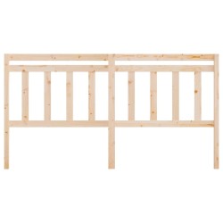 Tête de lit 186x4x100 cm Bois massif de pin 