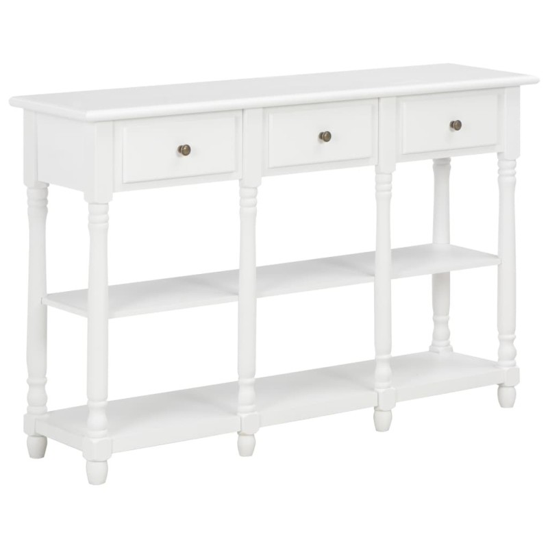 Table console Blanc 120x30x76 cm MDF Table console Blanc 120x30x76 cm MDF