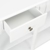 Table console Blanc 120x30x76 cm MDF 