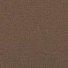 Fauteuil avec repose-pied Marron 60 cm Tissu 