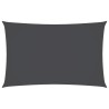 Voile de parasol tissu oxford rectangulaire 3x6 m anthracite 