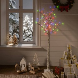 Sapin de Noël 140 LED colorées Saule 1,5 m Int/Ext 