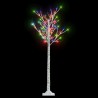 Sapin de Noël 140 LED colorées Saule 1,5 m Int/Ext 