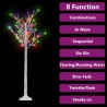 Sapin de Noël 140 LED colorées Saule 1,5 m Int/Ext 
