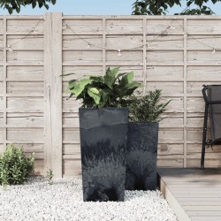 Jardinière et intérieur amovible anthracite 21/49L aspect béton 