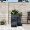 Jardinière et intérieur amovible anthracite 21/49L aspect béton 