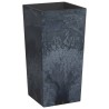 Jardinière et intérieur amovible anthracite 21/49L aspect béton 