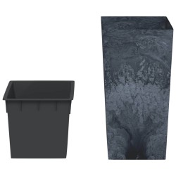 Jardinière et intérieur amovible anthracite 21/49L aspect béton 
