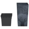 Jardinière et intérieur amovible anthracite 21/49L aspect béton 