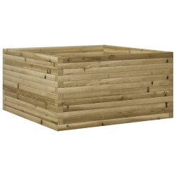Jardinière 90x90x46 cm bois de pin imprégné 