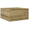 Jardinière 90x90x46 cm bois de pin imprégné 