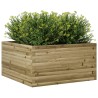 Jardinière 90x90x46 cm bois de pin imprégné 