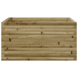 Jardinière 90x90x46 cm bois de pin imprégné 