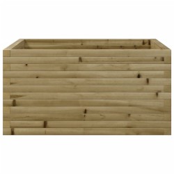 Jardinière 90x90x46 cm bois de pin imprégné 