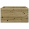 Jardinière 90x90x46 cm bois de pin imprégné 