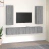 Ensemble de meubles TV 5 pcs Sonoma gris Bois d'ingénierie 