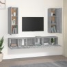 Ensemble de meubles TV 5 pcs Sonoma gris Bois d'ingénierie 