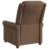 Fauteuil de massage inclinable Marron Tissu 