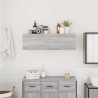 Armoire murale de bain sonoma gris 100x25x30 cm bois ingénierie 