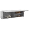Armoire murale de bain sonoma gris 100x25x30 cm bois ingénierie 