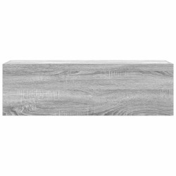 Armoire murale de bain sonoma gris 100x25x30 cm bois ingénierie 