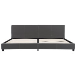 Cadre de lit Gris Similicuir 180x200 cm 