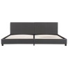 Cadre de lit Gris Similicuir 180x200 cm 