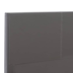 Cadre de lit Gris Similicuir 180x200 cm 